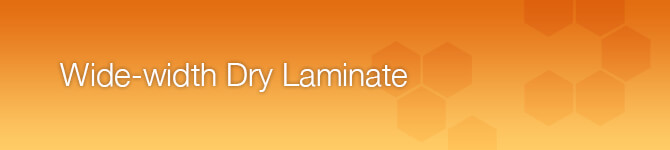 Wide-width Dry Laminate